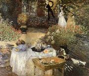 Claude Monet Luncheon oil painting reproduction
